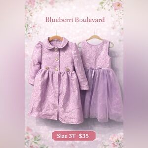 Boutique Blueberi Boulevard Coat and dress combo